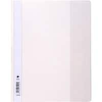 Exacompta Presentation Folders 439902B A4 White PVC Pack of 10