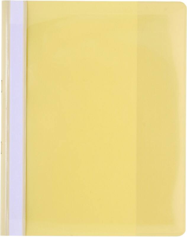 Exacompta Presentation Folders 439904B A4 Yellow PVC Pack of 10