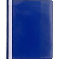Exacompta Presentation Folders 439907B A4 PVC 24 (W) x 31 (H) cm Blue Pack of 10