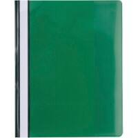 Exacompta Presentation Folders 439915B A4 Green PVC Pack of 10