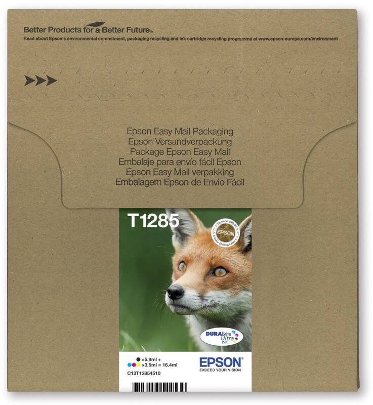 EPSON Ink Colour Black,Cyan,Magenta,Yellow C13T12854511