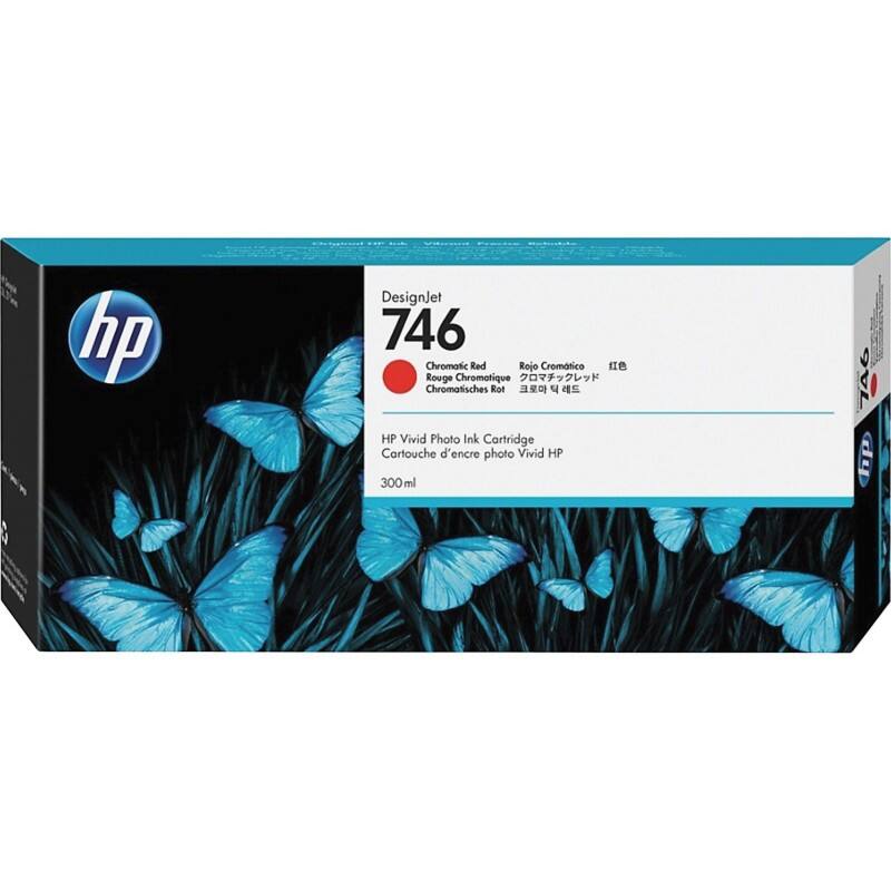 HP 746 Original Ink Cartridge P2V81A Chromatic Red