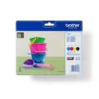 Brother LC-221VALBP Original Ink Cartridge Black, Cyan, Magenta, Yellow Pack of 4 Multipack