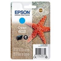 Epson 603 Original Ink Cartridge C13T03U24010 Cyan