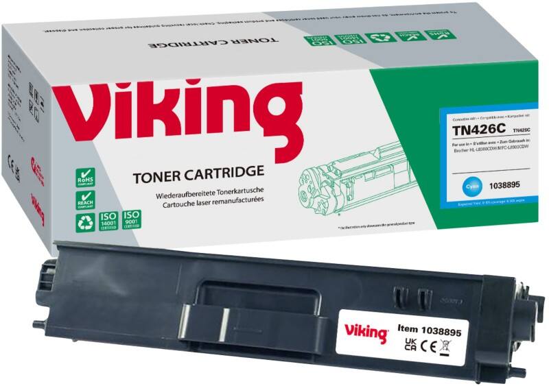 Viking TN-426C Compatible Brother Toner Cartridge Cyan