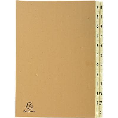 Exacompta Multipart File 22229E A4 Brown Cardboard