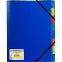 Exacompta Flap Folder 552572E 24 x 32 cm Blue Polypropylene 24.5 x 1 x 32 cm Pack of 5