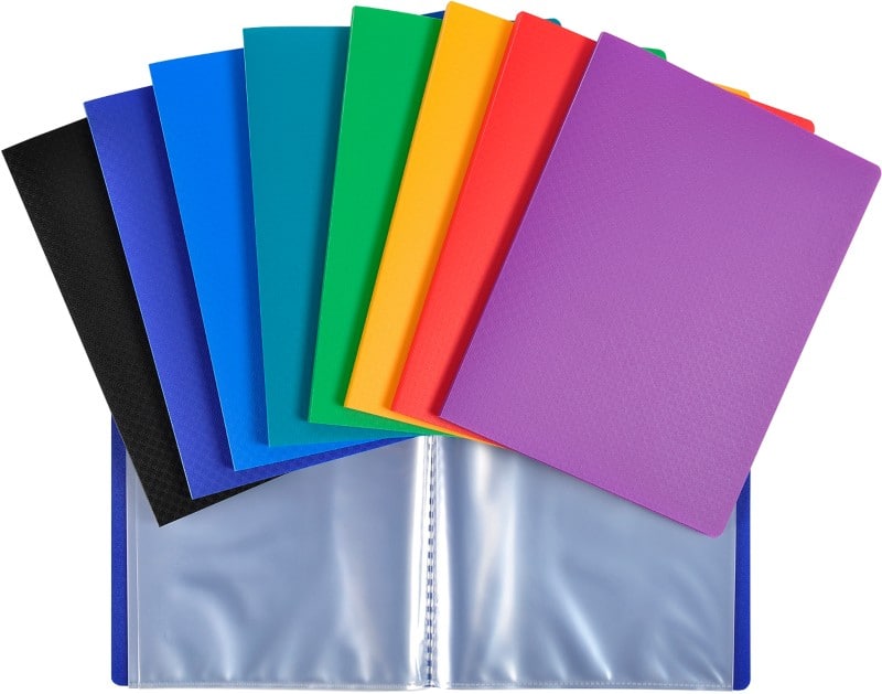 Exacompta Display Book 88210E A5 Assorted 20 Pockets Pack of 10