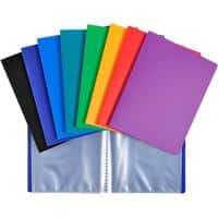 Exacompta Display Book 88210E A5 Assorted 20 Pockets Pack of 10