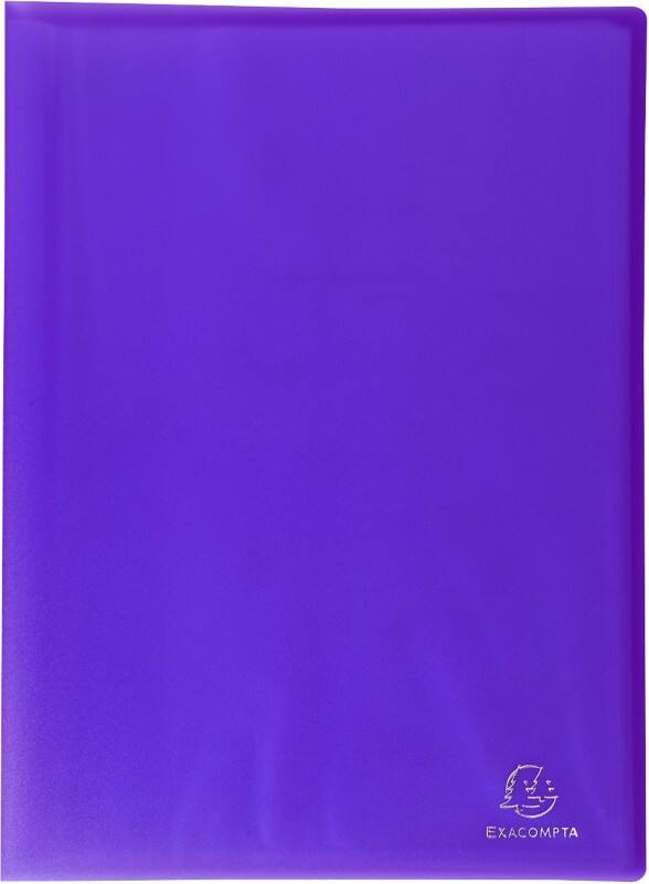 Exacompta Display Book 85366E A4 Purple 30 Pockets Pack of 12