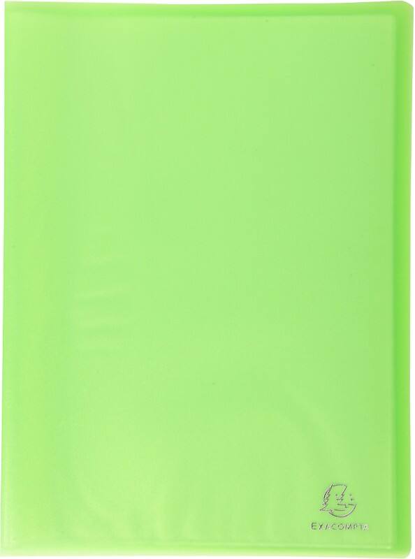 Exacompta Display Book 85363E A4 Green 30 Pockets Pack of 12