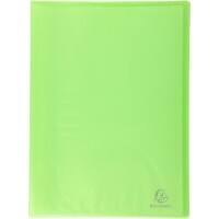 Exacompta Display Book 85363E A4 Green 30 Pockets Pack of 12