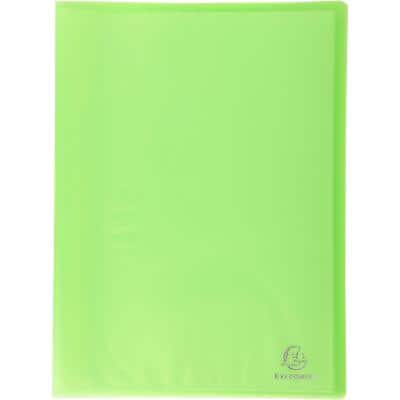 Exacompta Display Book 85463E A4 Green 40 Pockets Pack of 12