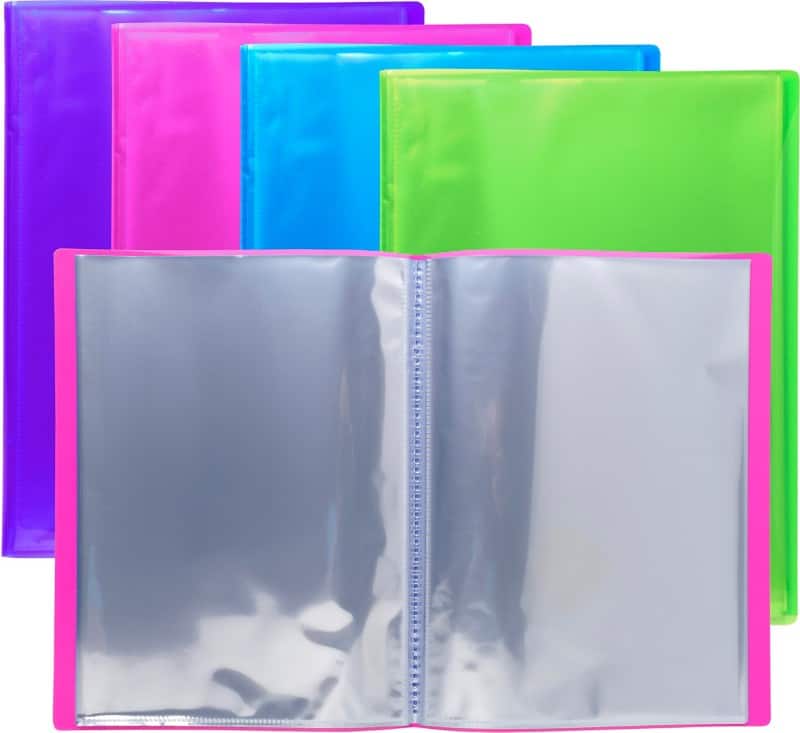 Exacompta Display Book 86770E A4 Assorted 30 Pockets Pack of 12