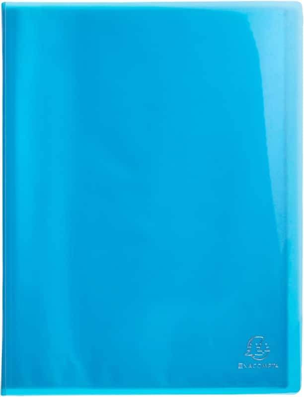 Exacompta Display Book 85872E A4 Light Blue 40 Pockets Pack of 12
