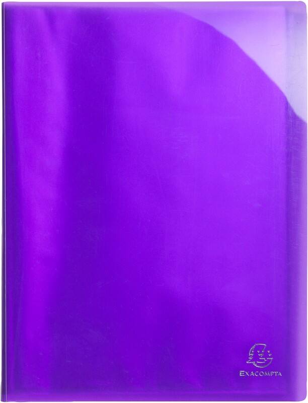 Exacompta Display Book 85876E A4 Purple 40 Pockets Pack of 12