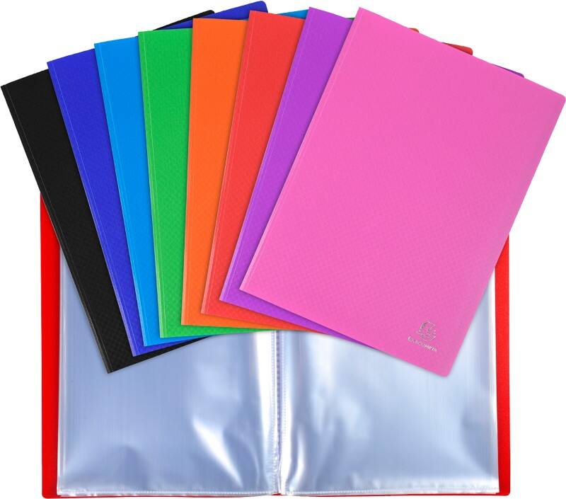 Exacompta Display Book Opak 8830E A4 Assorted 30 Pockets Pack of 12
