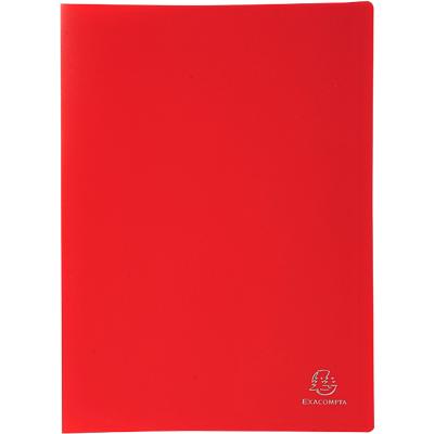 Exacompta Display Book 8555E A4 Red 50 Pockets Pack of 12