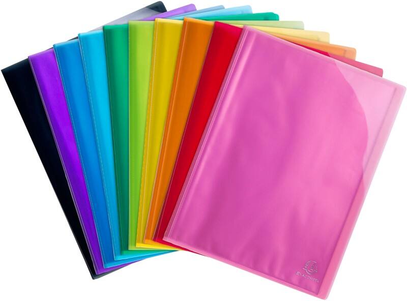 Exacompta Display Book 85670E A4 Assorted 20 Pockets Pack of 20