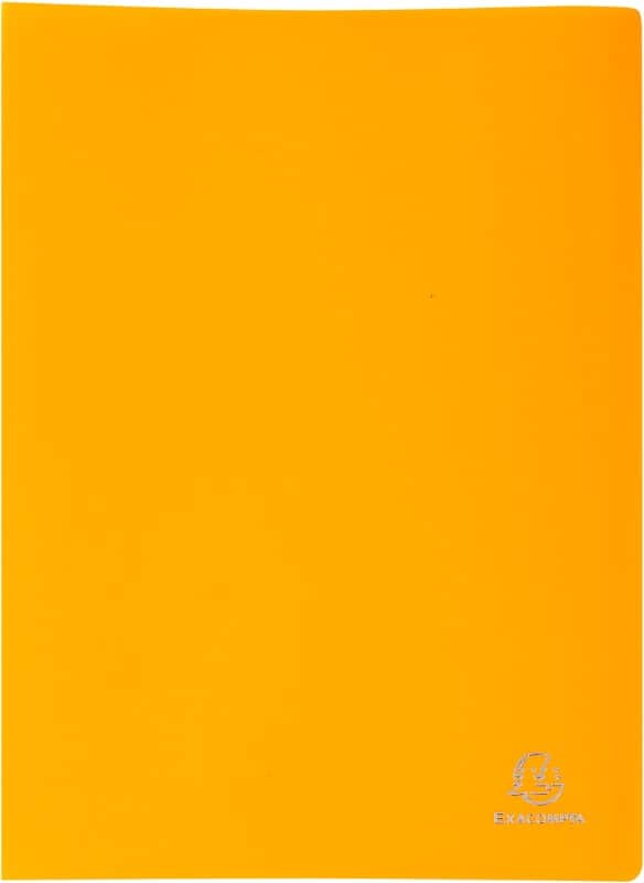 Exacompta Display Book 8519E A4 Yellow 10 Pockets Pack of 25