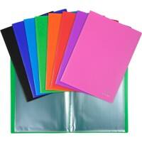 Exacompta Display Book 8880E A4 Assorted 80 Pockets Pack of 8