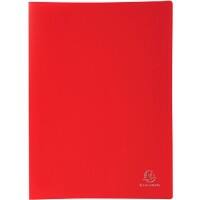 Exacompta Display Book 85105E A4 Red 100 Pockets Pack of 8