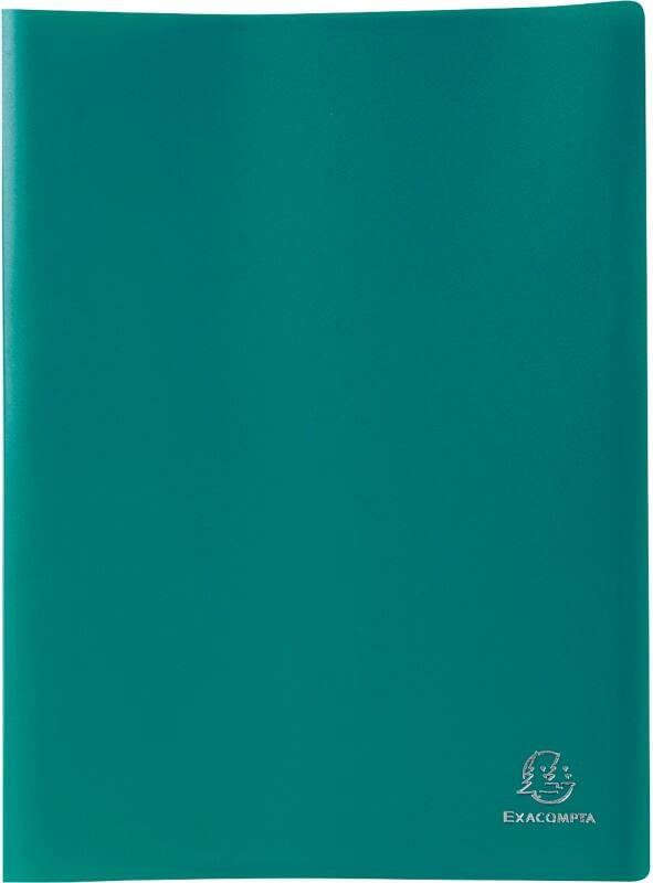 Exacompta Display Book 8563E A4 Dark Green 60 Pockets Pack of 8