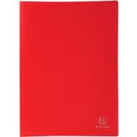 Exacompta Display Book 8565E A4 Red 60 Pockets Pack of 8
