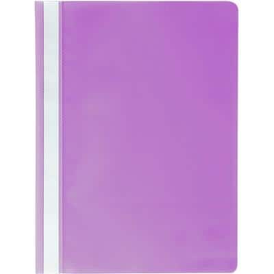 Exacompta Presentation Folders 449218B A4 Purple Polypropylene Pack of 25