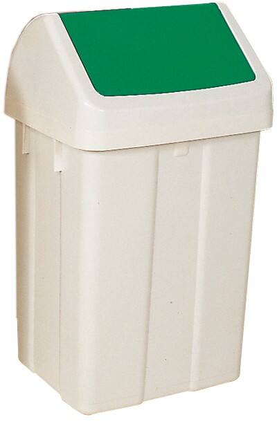SLINGSBY Swing Top Bin 50 L Grey, White