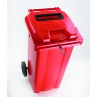 SLINGSBY Waste Bin 377902 Red 55.5 x 48 x 93.3 cm