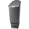 SLINGSBY Pedal Bin 40 L Grey 25.9 x 48.8 x 64 cm