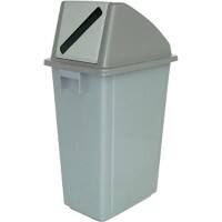 SLINGSBY Waste Bin 60 L Grey Plastic