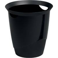 SLINGSBY Waste Bin 16 L Black Plastic