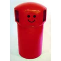 SLINGSBY Waste Bin 145 L Red 104 x 55 x 104 cm