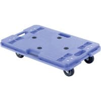 SLINGSBY Platform Dolly 360660 Plastic Blue 40 x 60 x 12 cm