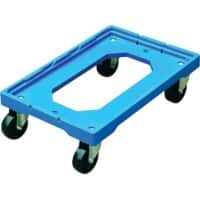 SLINGSBY Platform Dolly 369320 Plastic Blue 46 x 73 x 15 cm