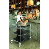 SLINGSBY Service Trolley 100 kg Steel 53 x 86 x 94 cm Silver