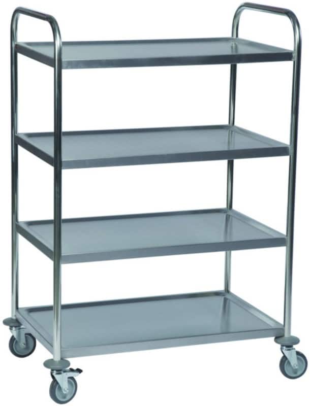 SLINGSBY Service Trolley 100 kg Steel 53 x 86 x 126 cm Silver
