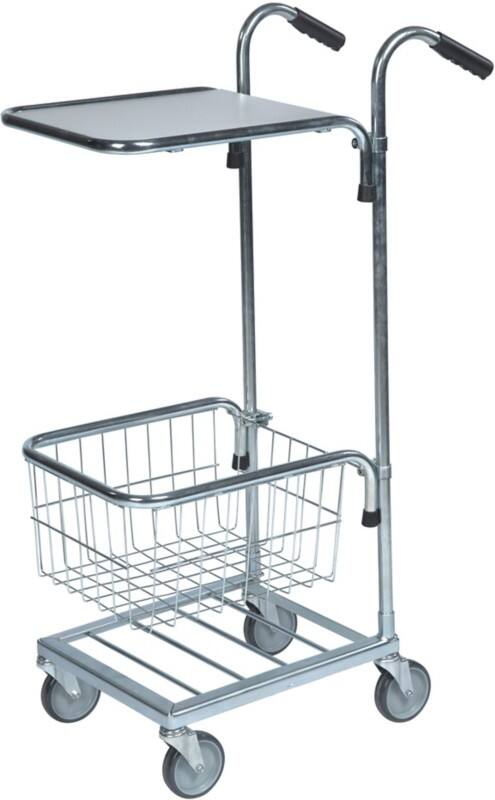 SLINGSBY Mail Trolley 35 kg Steel 35.5 x 66 x 109 cm Silver