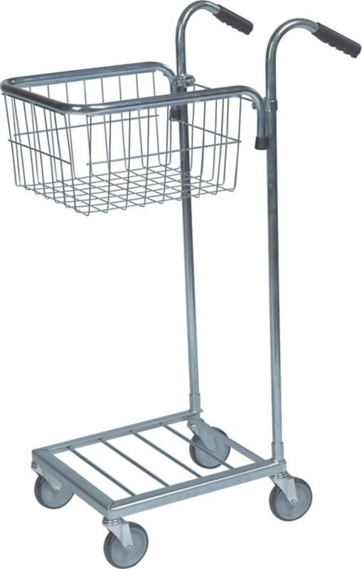 SLINGSBY Mail Trolley 35 kg Steel 35.5 x 66 x 109 cm Silver
