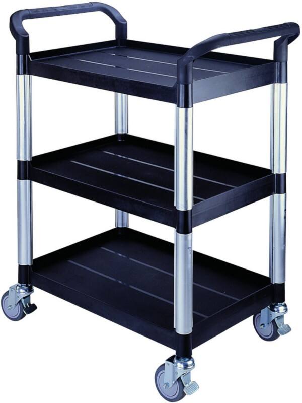 SLINGSBY Service Trolley 250 kg Plastic 48 x 85 x 100 cm Black