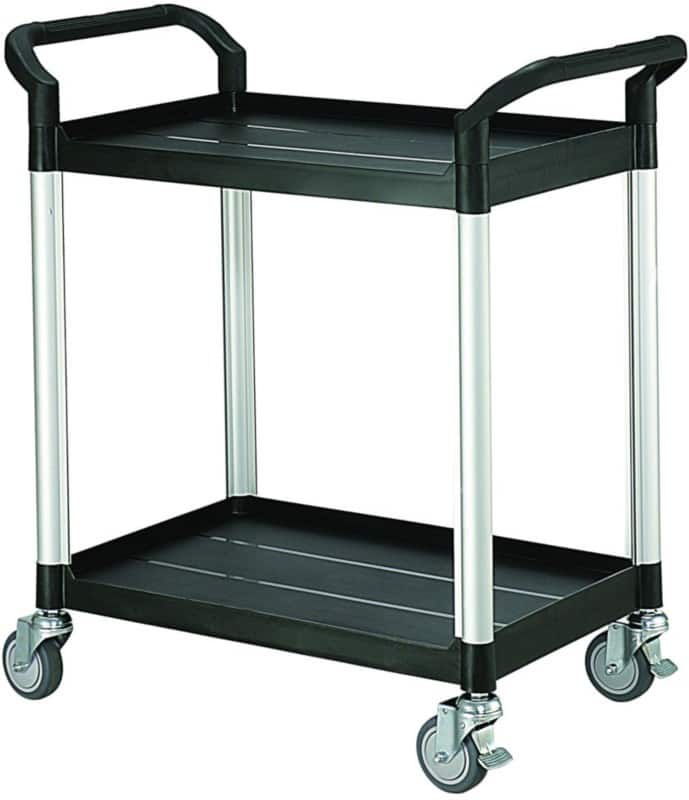 SLINGSBY Service Trolley 250 kg Plastic 48 x 85 x 95 cm Black
