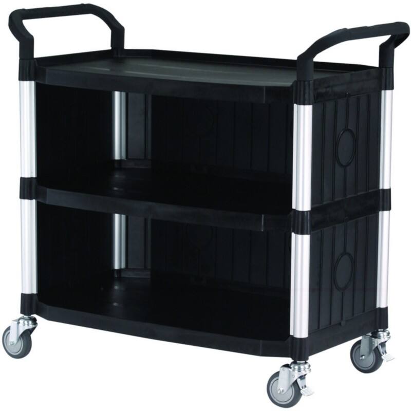 SLINGSBY Service Trolley 250 kg Plastic 52 x 110 x 102 cm Black
