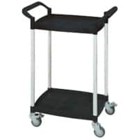 SLINGSBY Service Trolley 150 kg Plastic 37 x 65.5 x 85 cm Black