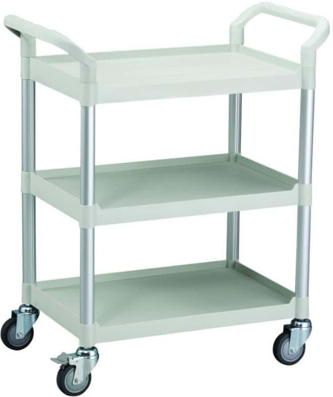 SLINGSBY Service Trolley 250 kg Steel 48 x 85 x 100 cm White