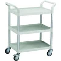 SLINGSBY Service Trolley 250 kg Steel 48 x 85 x 100 cm White