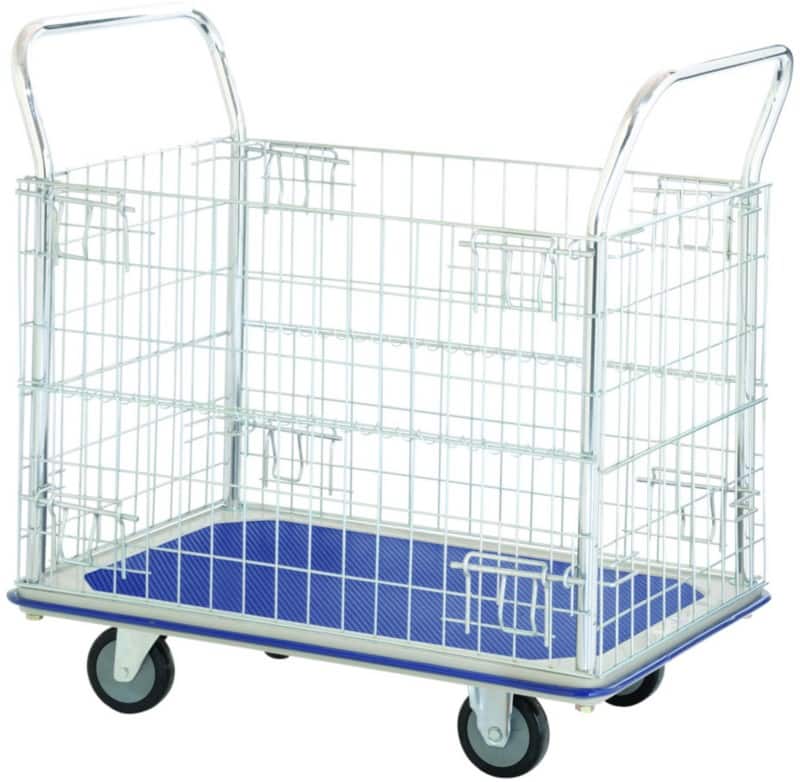 SLINGSBY Platform Trolley 220 kg Steel 48.5 x 84.5 x 19 cm Grey