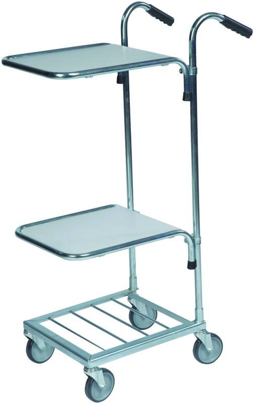 SLINGSBY Mail Trolley 35 kg Steel 109 x 38.5 x 109 cm Silver