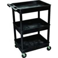 SLINGSBY Service Trolley 150 kg Plastic 72 x 50 x 36 cm Black